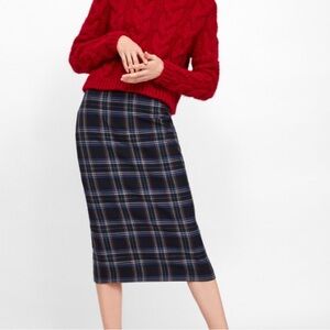 Zara plaid skirt